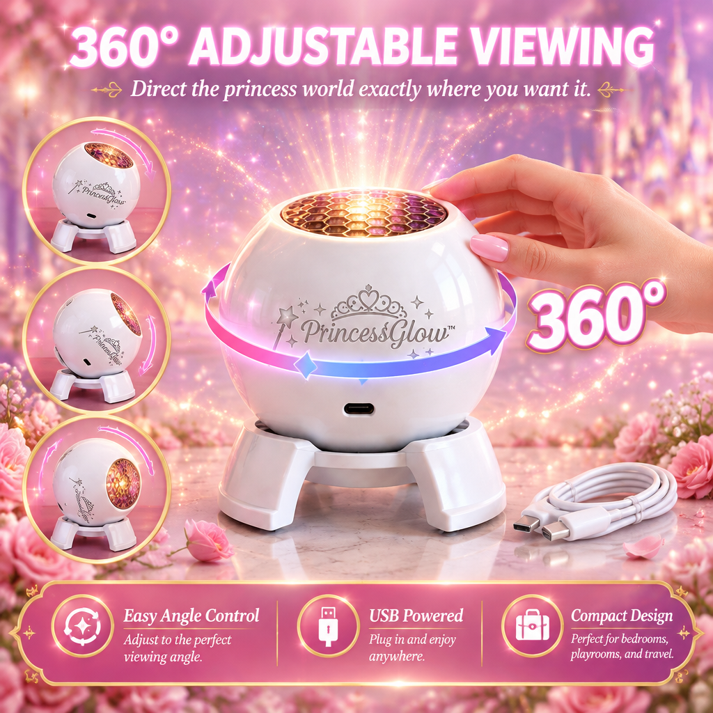 Two girls amazed by magical fairy projections filling their bedroom
